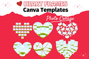 Heart Photo Collage Canva Template, a Social Media Template by GraphiCarola (Thumbnail 1 of 15)