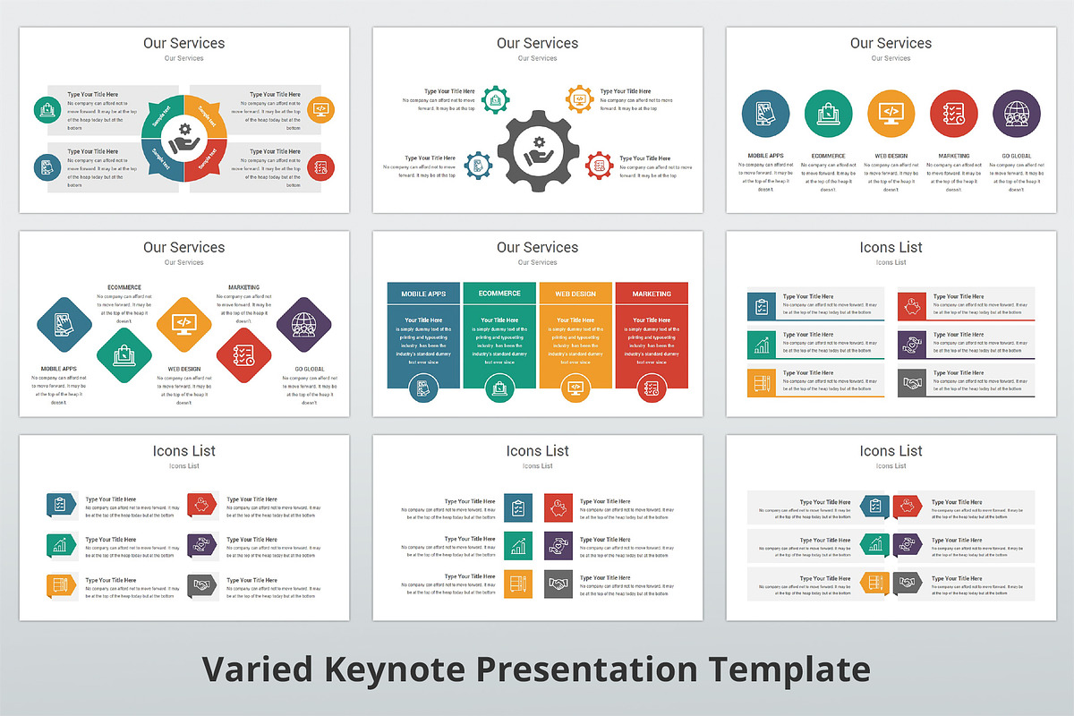 Varied Keynote Template, a Presentation Template by GraphicStan (Photo 9 of 26)