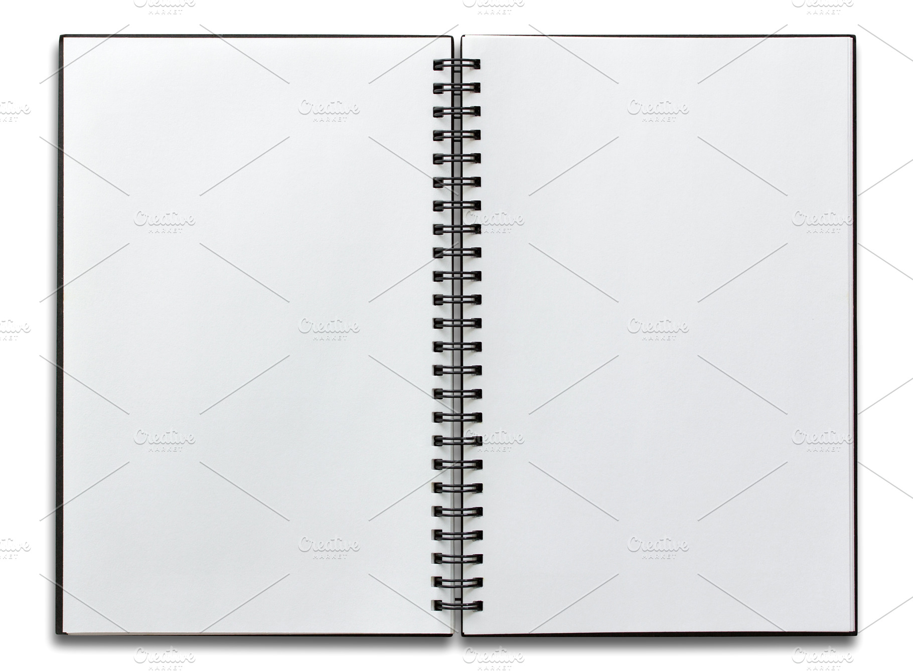 Open spiral notebook stock photo containing book and notebook, a School & Education Photo by aopsan