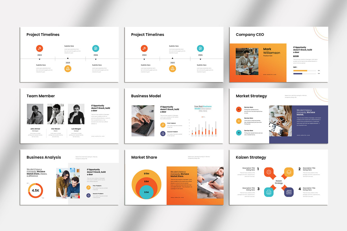 Business Presentation Template preview 4