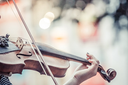 Street musicians violin containing violin, street, and musicians, an Arts & Entertainment Photo by musicphoto