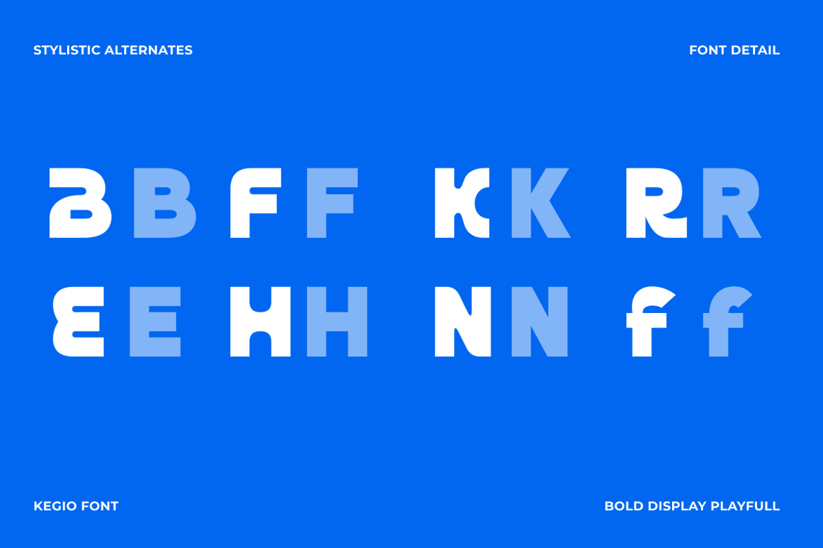 Kegio Bold Display Sans Serif Font, a Sans Serif Font by Rasio Studio (Photo 8 of 15)