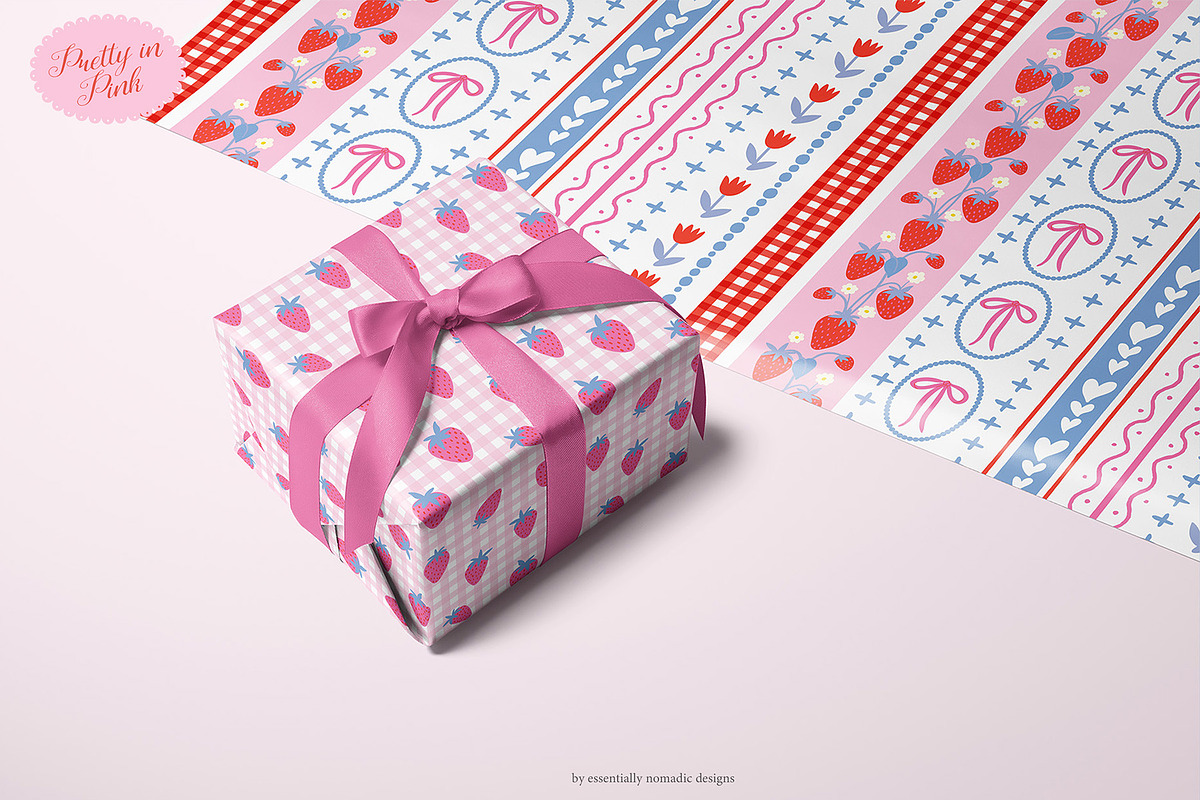 Pretty In Pink | Seamless Patterns, a Pattern Graphic by Essentially Nomadic (Photo 4 of 13)