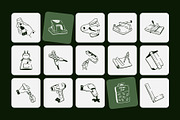 Stationery Tools Drawing Art Set, an Outline Icon by Vectors Market (Thumbnail 6 of 8)
