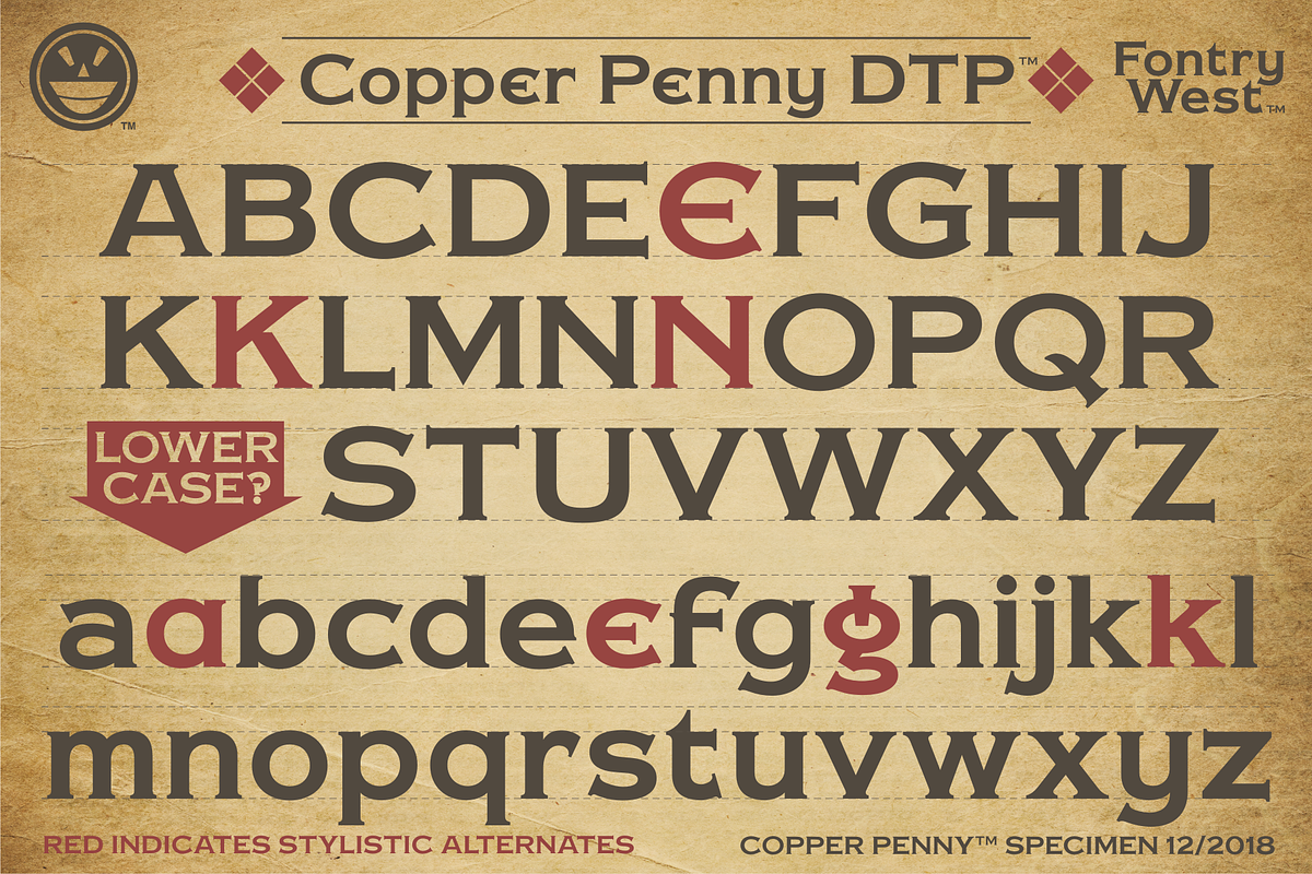 Copper Penny™ Font Collection preview 2
