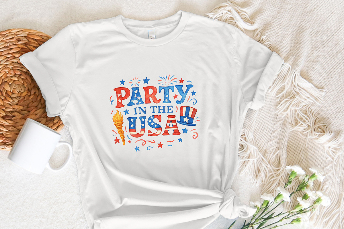 Retro 4th of July Sublimation, an Illustration by SharpMarketplace (Photo 7 of 9)