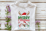 Merry Christmas Snowman Sublimation, an Illustration by DreamPrint404 (Thumbnail 4 of 7)