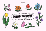 Sunny Blooms Illustration Set, an Object Illustration by The Isian (Thumbnail 1 of 16)