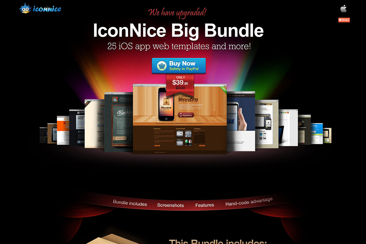 IconNice Big Bundle, an App Template by iconnice