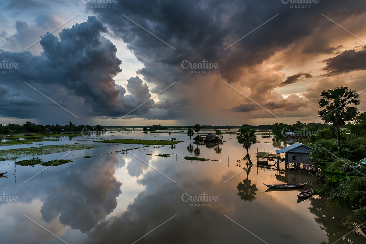 Flooded delta plains with reflection, a Nature Photo by nandinigraphics (Photo 3 of 3)