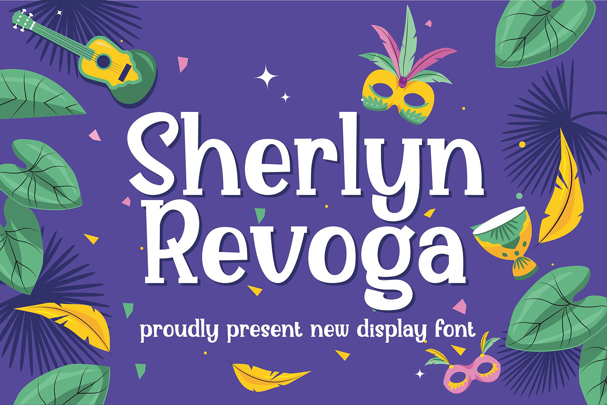 Sherlyn Revoga || A New Display Font, a Serif Font by Ermedia Studio (Photo 1 of 5)