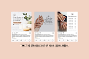 Spa Beauty Salon Social Media, a Social Media Template by Sincerely Media (Thumbnail 3 of 9)