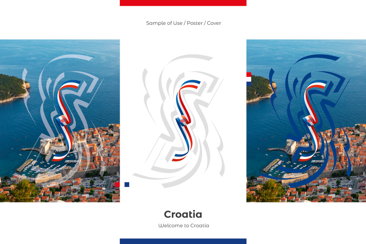 Croatia flag ribbon vector, a Templates & Theme by Simbos (Photo 3 of 9)