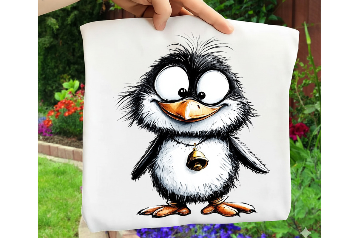 Quirky Christmas Penguin Clipart, an Illustration by OK Design (Photo 6 of 6)