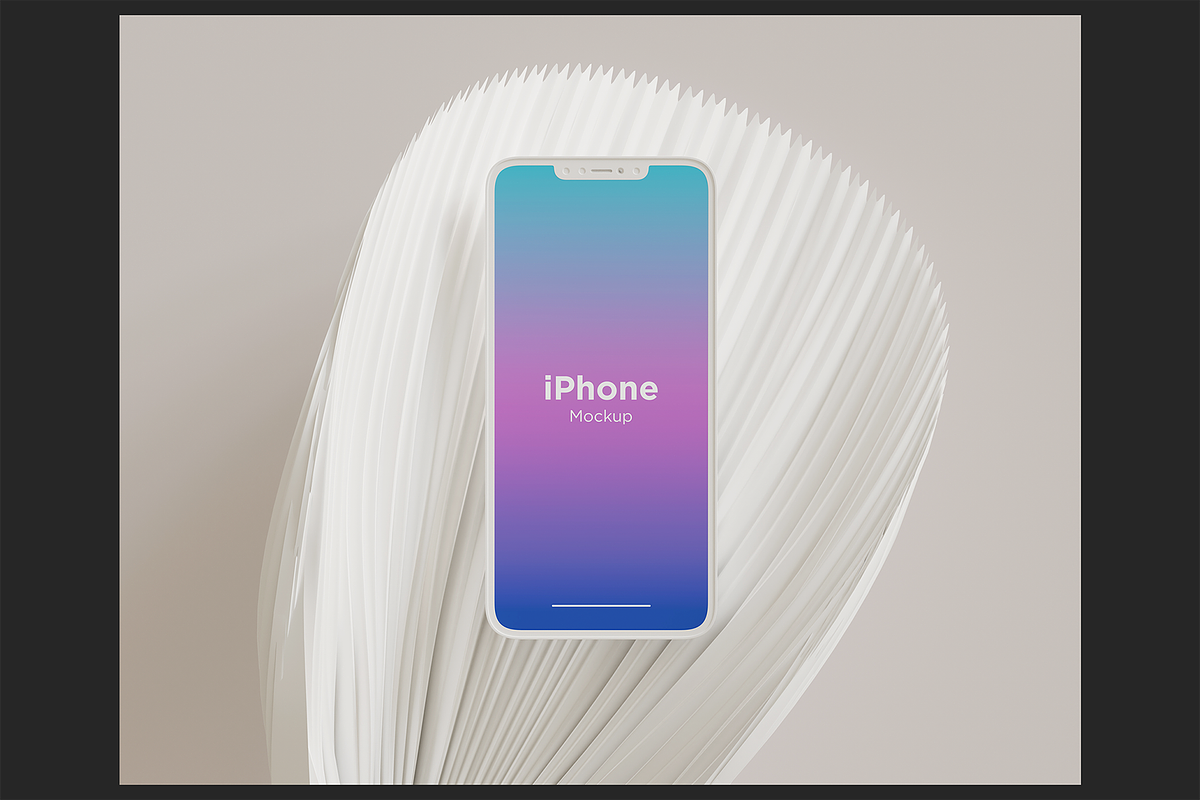 Clay iPhone Mockup Set 1, an iPhone Mockup by Muhazdinata (Photo 6 of 9)