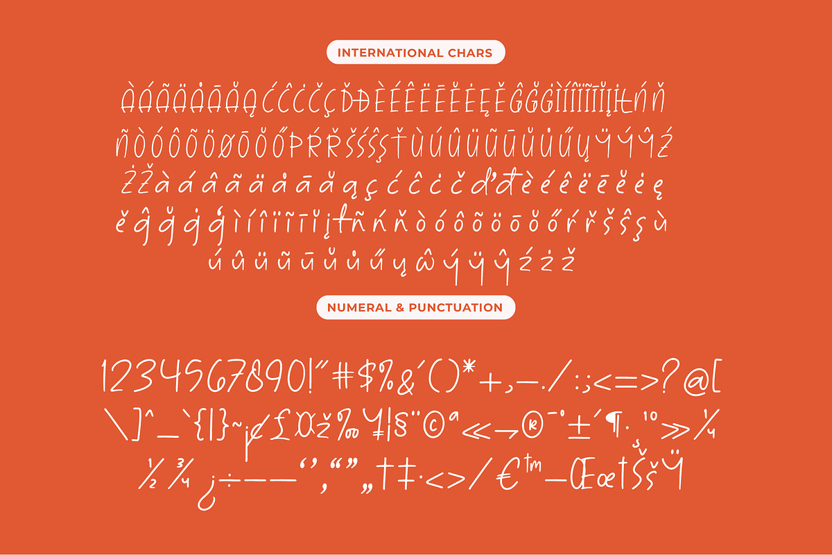 Thursday Marchi Sticky Note Font, a Script Font by Letterena Studios Script (Photo 14 of 15)