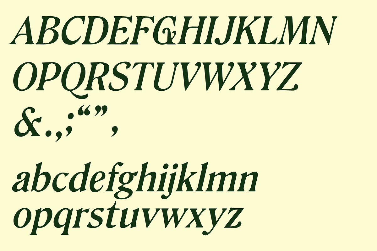 Gertrude - An Ornamental Serif, a Font by Press & Pen (Photo 9 of 9)