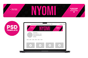 Podcast YouTube Banner Template, a Social Media Template by Vaughn Studios (Thumbnail 1 of 5)