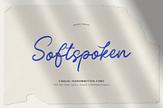 Softspoken | Casual Handwritten Font, a Script Font by gracetype_studio (Thumbnail 1 of 12)