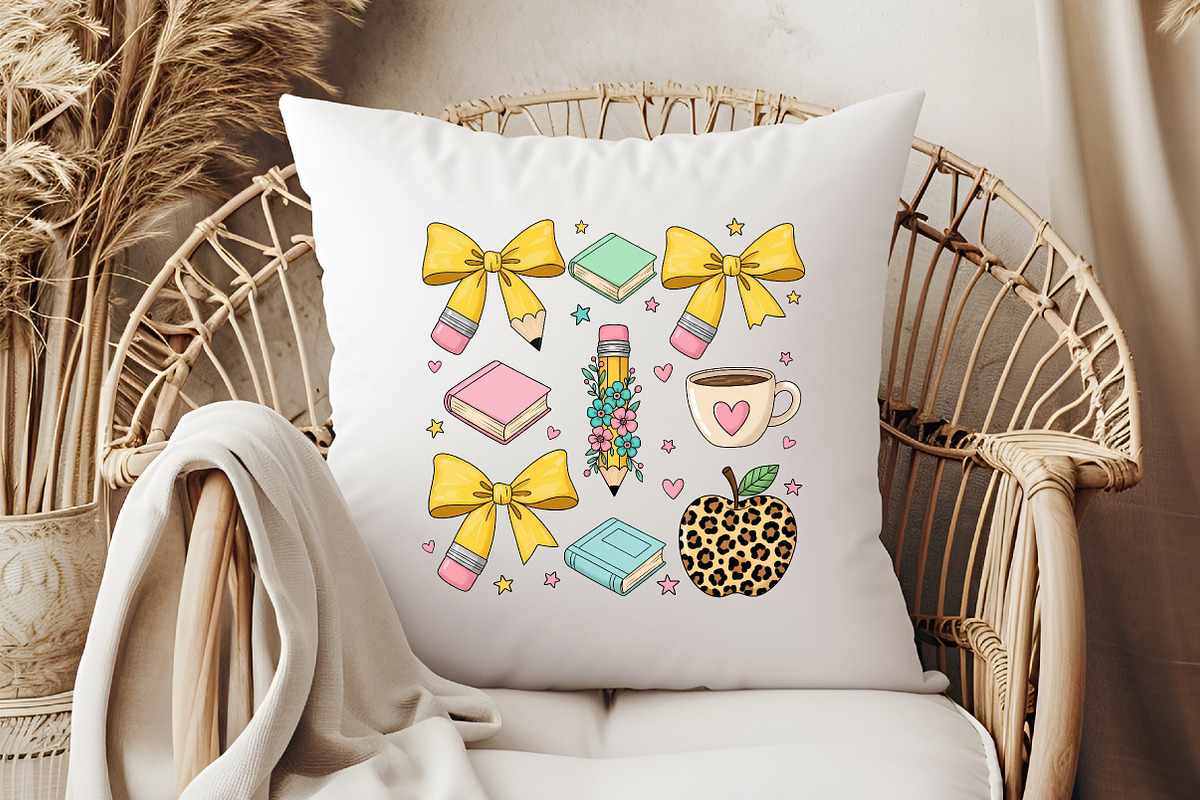Back to School Cute Png, Teacher Bow, an Illustration by Libby Wishes (Photo 6 of 6)