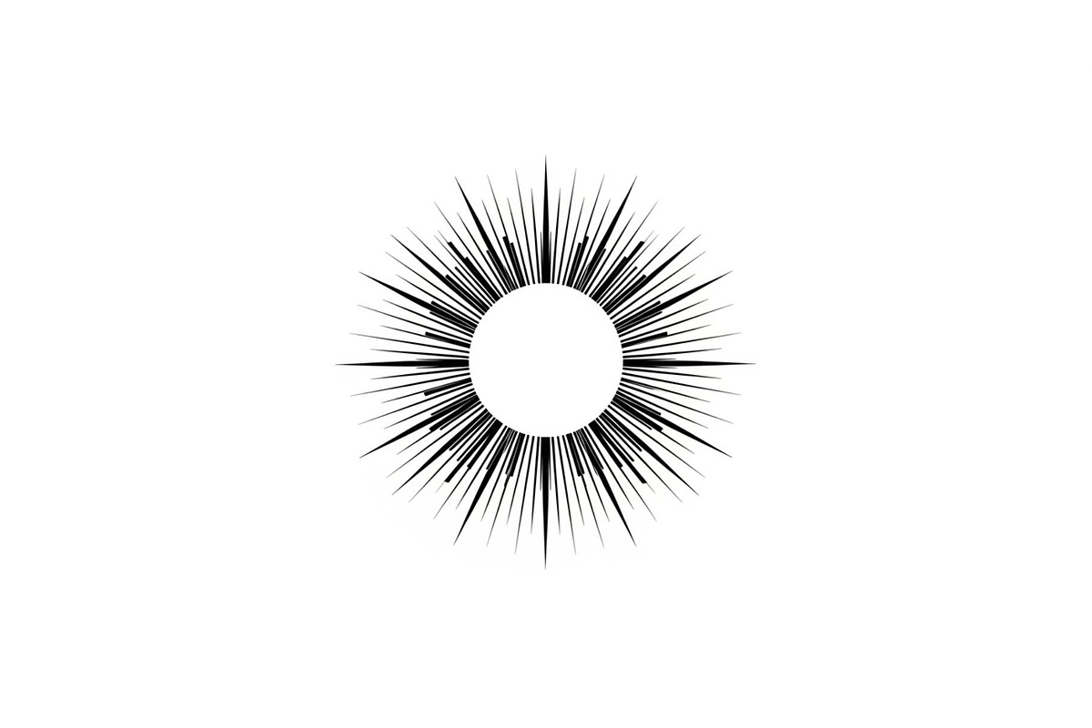 Sunburst Rays Vector Bundle Bundle, an Illustration by yasushie (Photo 16 of 31)
