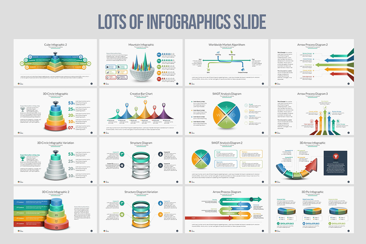 Infographic PowerPoint Presentation, a Presentation Template by ContestDesign (Photo 7 of 16)