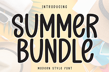 Summer Bundle | Script Font