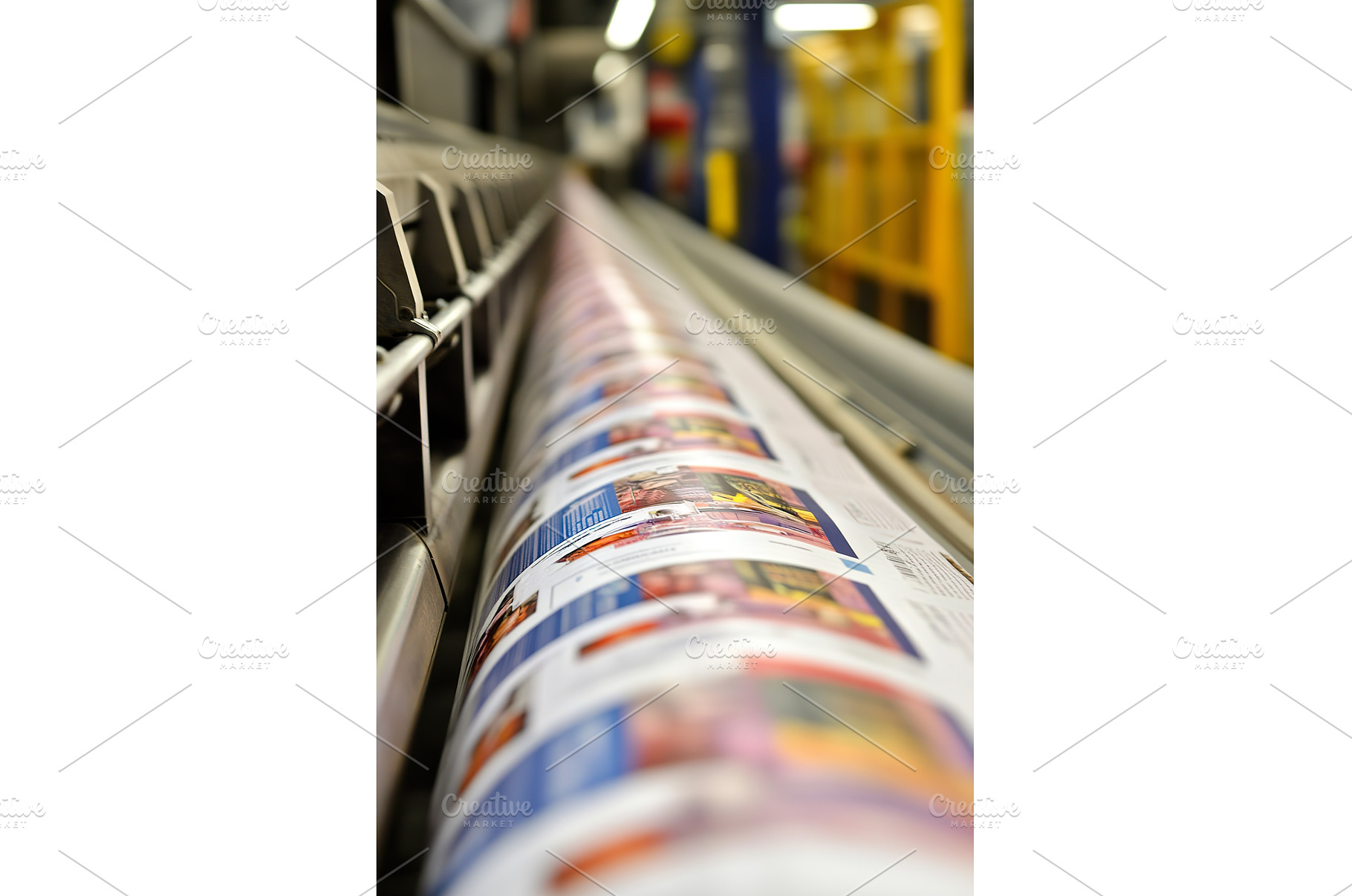 Large scale printing press in, an Industrial Photo by Lermont51