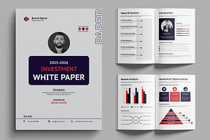 White Paper Template Layout, a Brochure Template by MightyDesign
