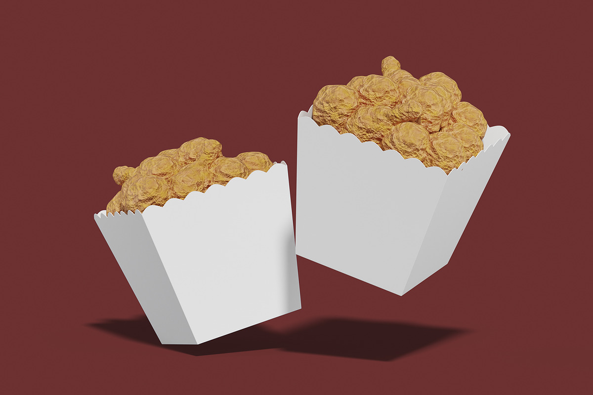 Paper Bucket Mockup, a Packaging Mockup by Unerispace