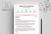 Simple Resume Template Scheer, a Resume Template by AdeevaResume (Thumbnail 4 of 4)