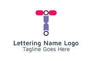 20 Logo Lettering T Template Bundle, a Branding & Logo Template by Acongraphic (Thumbnail 15 of 21)