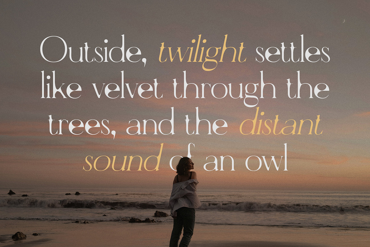 CS Rowena Drawn, a Serif Font by Craft Supply Co. (Photo 5 of 8)