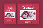 Valentine's Day Instagram Bundle, a Social Media Template by Saman Osama (Thumbnail 1 of 5)