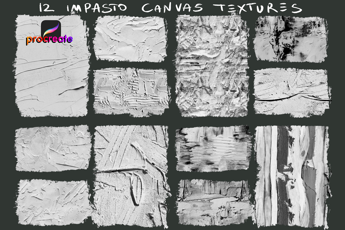 Thick paint Procreate brushes, a Brush Add-On by TheWhiteCatLab (Photo 17 of 21)