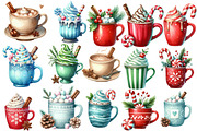 Hot Chocolate Christmas  clipart, an Illustration by Designworld (Thumbnail 3 of 5)