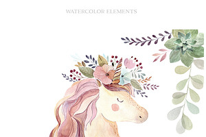 Unicorns & Flowers Collection