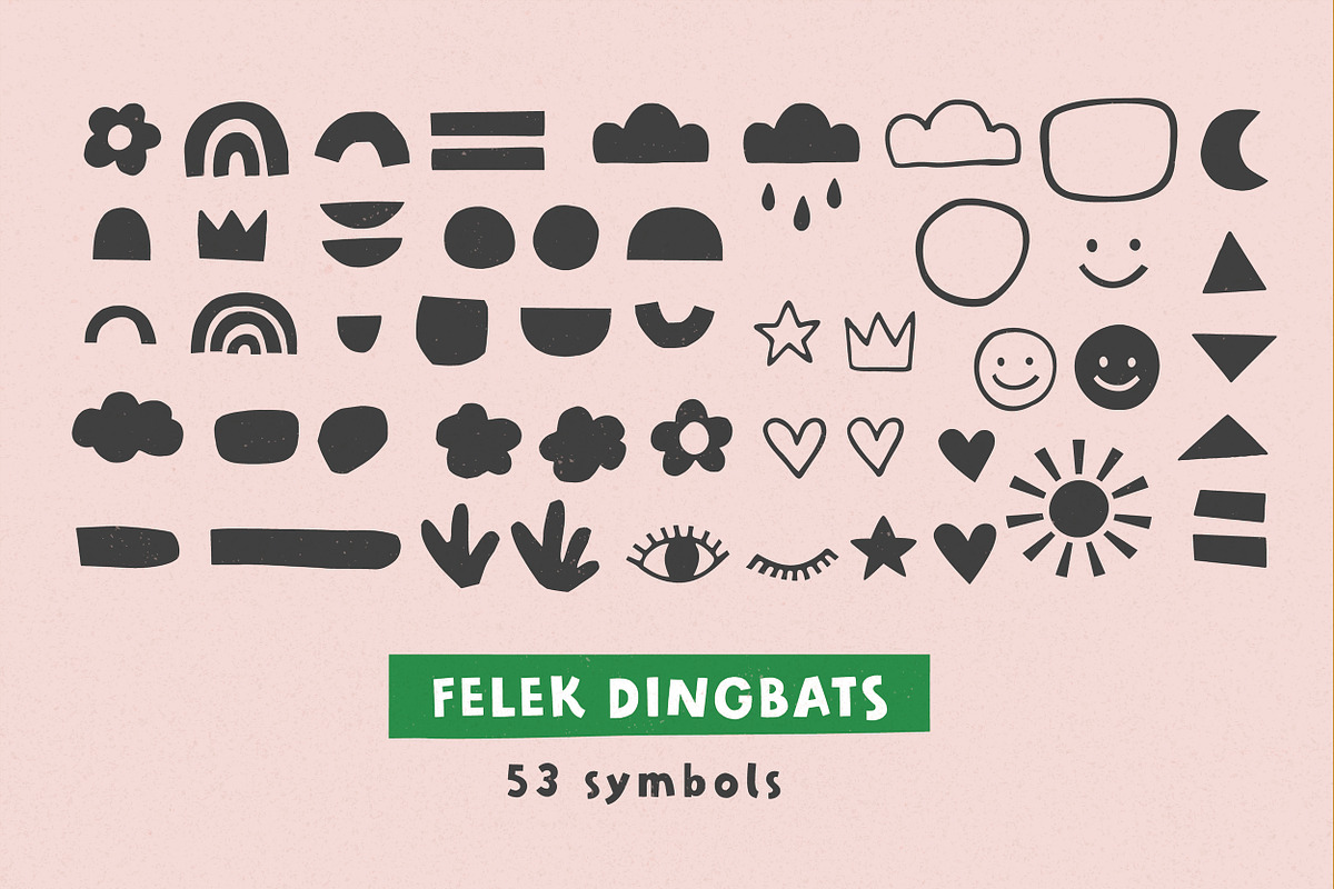 Felek | Hand-drawn sans serif font, a Sans Serif Font by Point and Poem (Photo 8 of 14)