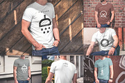 T-Shirt Mockup, a Shirt Mockup by DesignRushMarket (Thumbnail 1 of 12)