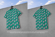 Realistic T-shirt on Wall Mockup, an Apparel Mockup by Uncentrifuged Pressure (Thumbnail 6 of 9)