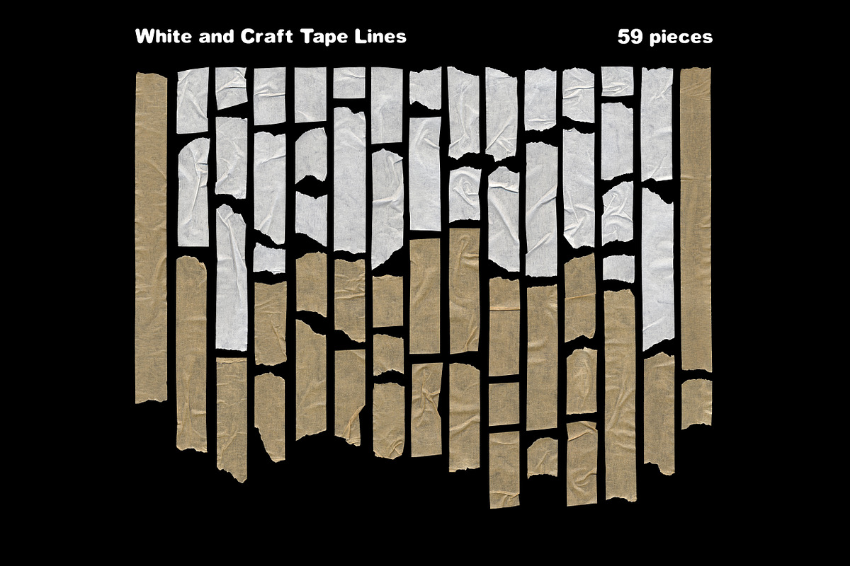 PNG TAPE lines & circles shapes PACK, an Object Graphic by BORT GRAPHIC (Photo 5 of 8)