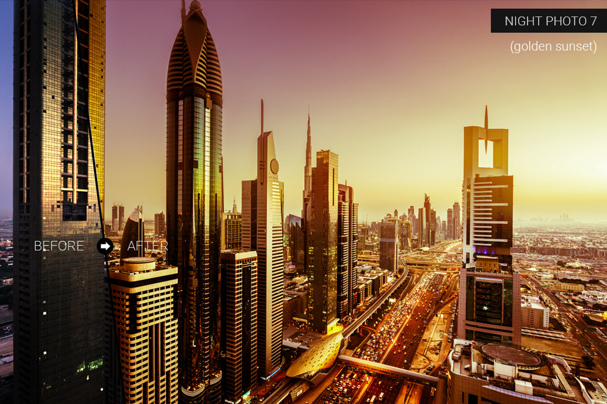 Night Photo Lightroom Presets, an Action Add-On by Dikarte.Store (Photo 7 of 7)
