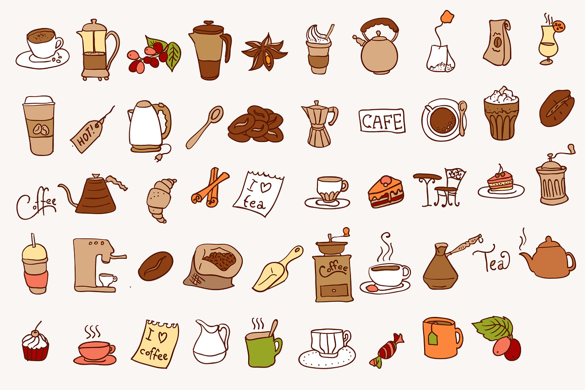 Coffee & tea icon, an Icon by iriskana (Photo 3 of 5)