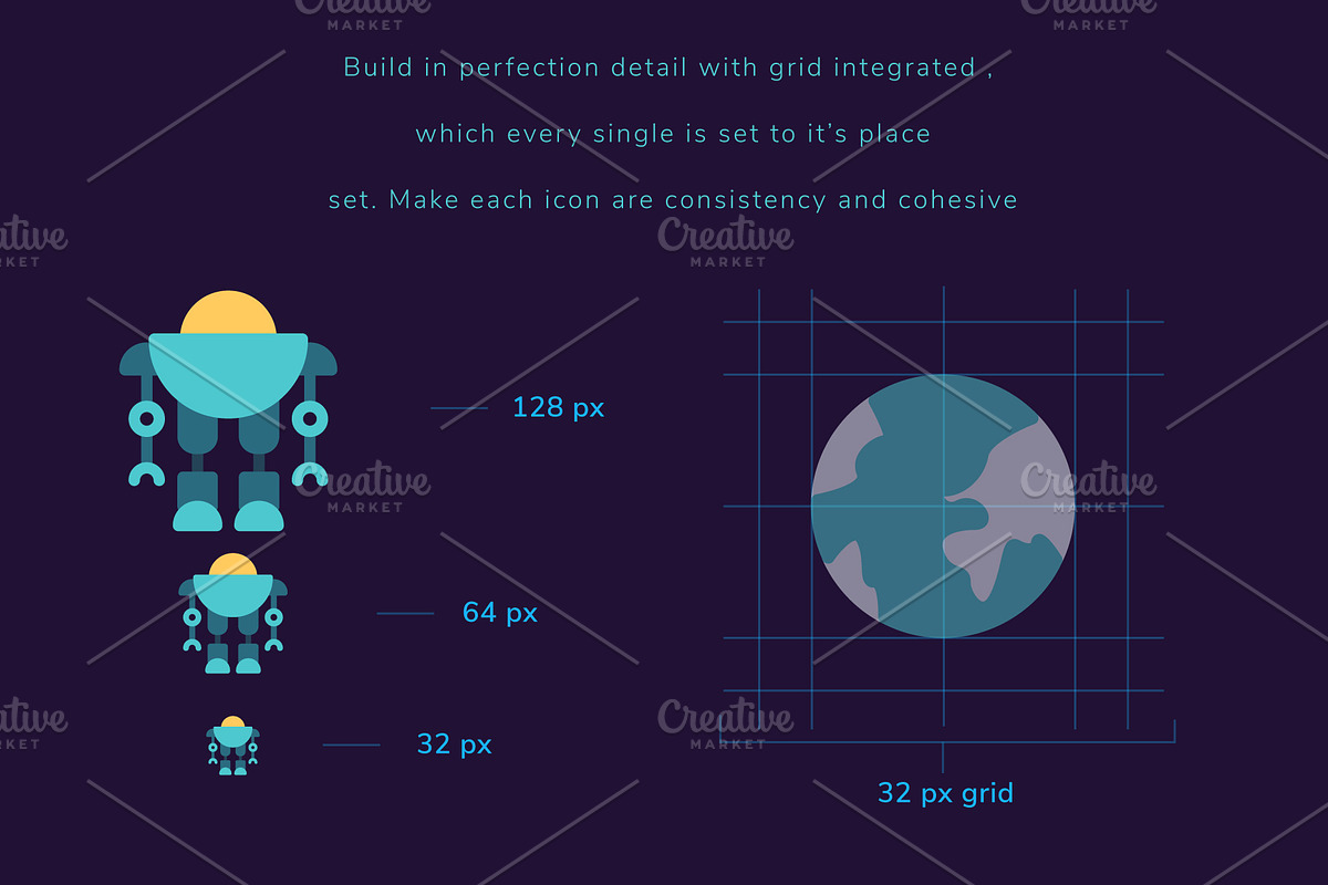 200 Space Exploration Icon Pack, an Outline Icon by Creastale (Photo 3 of 6)