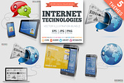Internet Technologies, Social Media, a Finance Illustration by TAlex (Thumbnail 1 of 7)