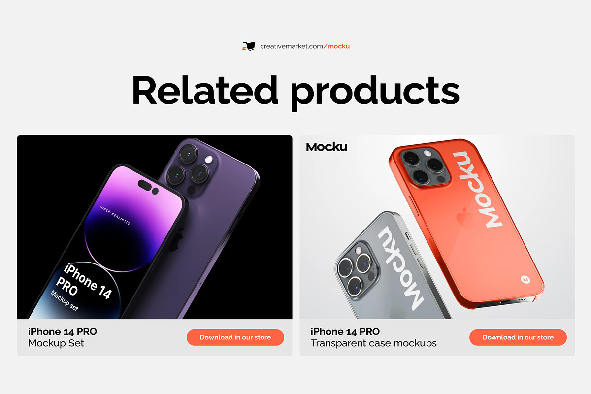 iPhone 14 PRO Animated Video Mockups, an iPhone Mockup by Mocku (Photo 8 of 9)