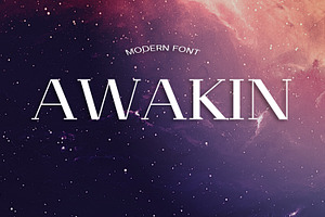 AWAKIN Font