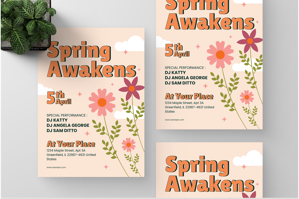 Spring Festival & Celebrations Flyer, a Flyer Template by Annora Studio (Photo 4 of 6)