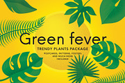 Green fever - trendy plants, an Object Graphic by Anchors_and_Curves (Thumbnail 1 of 6)