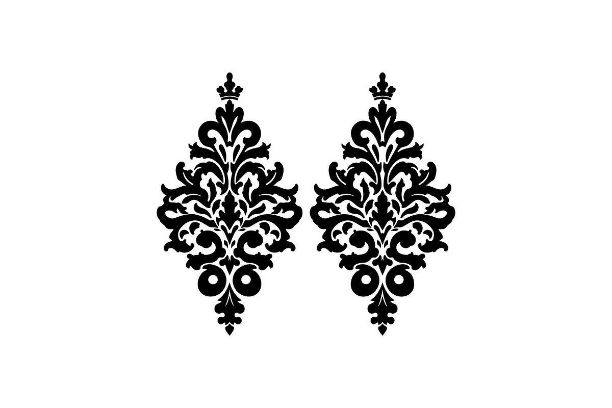 Vintage Filigree Earring SVG Bundle, an Object Graphic by jahid234 (Photo 13 of 13)